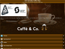 Tablet Screenshot of caffeandco.com